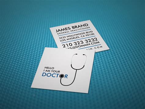 Maybe you would like to learn more about one of these? Hello I am your Doctor - General Practitioner Square Business Card - J32 DESIGN
