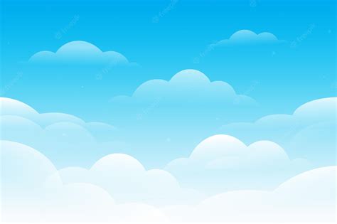 Premium Vector Sky Background For Video Conferencing