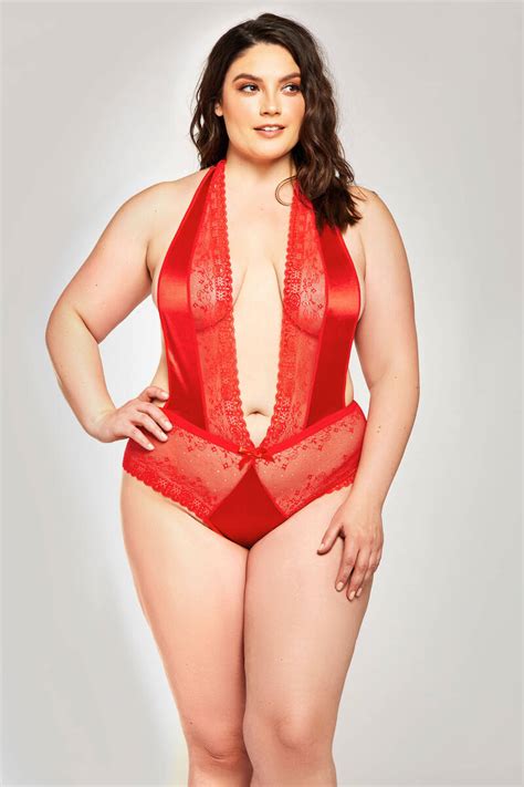 Plus Size Scarlett Teddy By Icollection