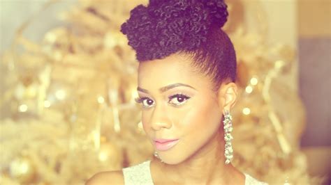 The perfect choice if you just want to switch up your look or if you have an active lifestyle and want a low maintenance hairstyle. "Natural Hair" Updo Hairstyle New Year's Eve Tutorial ...