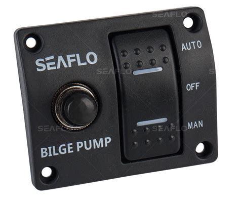 Seaflo Way Bilge Pump Switch Panel Automatic Off Manual V V W