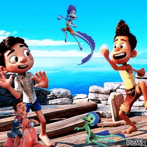 Luca Pixar Free Animated  Picmix