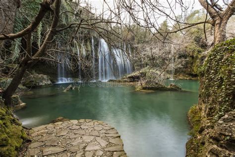 Kursunlu Waterfall Stock Image Image Of Mediterranean 67278297