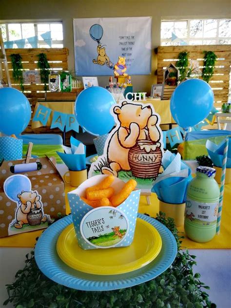 Winnie The Pooh Birthday Party Ideas Photo 10 Of 21 Winnie The Pooh