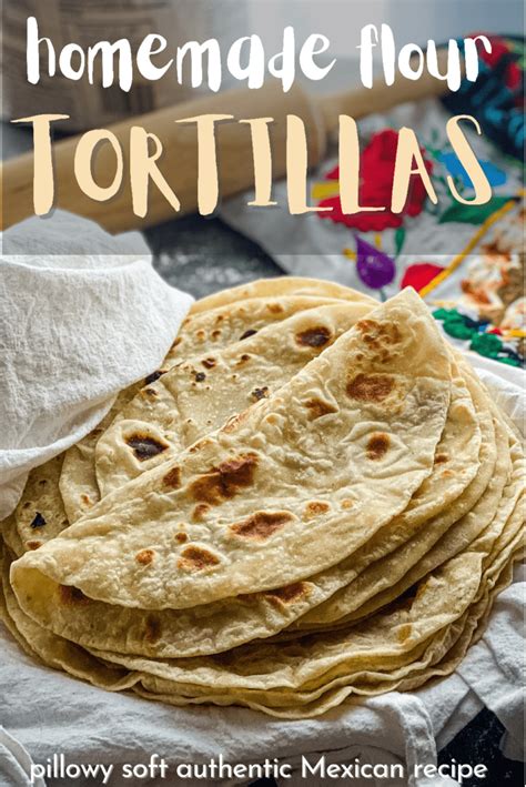 Homemade Vegan Flour Tortillas Authentic Mexican Recipe