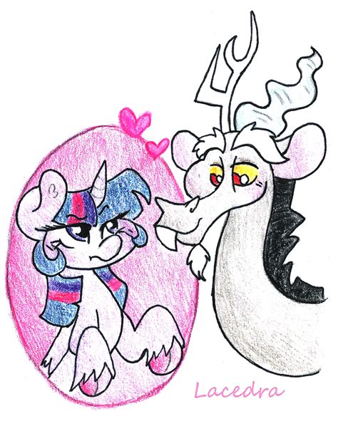 Mlp Discord And Twilight By Lacedra On Deviantart