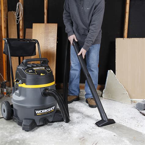 Workshop Wet Dry Vacs Ws1400ca Heavy Duty Shop Vacuum W Cart 14g 6 0 Peak Hp Ebay