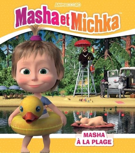 Masha Et Michka A La Plage De Hachette Jeunesse Album Livre Decitre