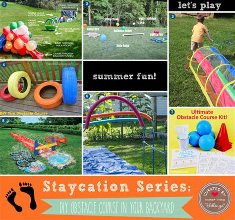Staycation Series Build A Diy Obstacle Course In Your Backyard