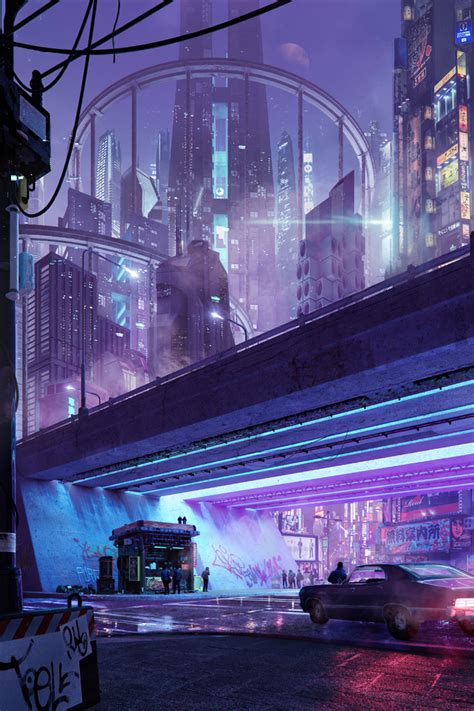 640x960 Surrounded In Scifi City 4k Iphone 4 Iphone 4s Hd 4k