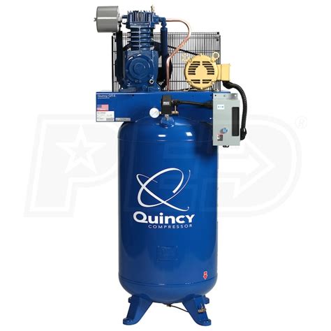 Quincy Qt Pro 5 Hp 80 Gallon Two Stage Air Compressor 460v 3 Phase