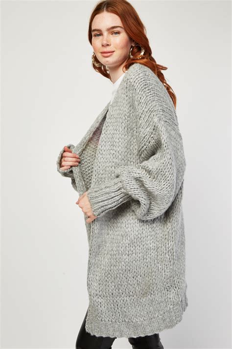 Chunky Knitted Cardigan Just 7