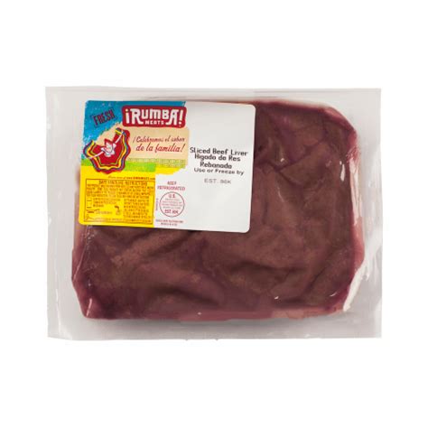 Rumba Meats Sliced Beef Liver 1 Lb Fred Meyer