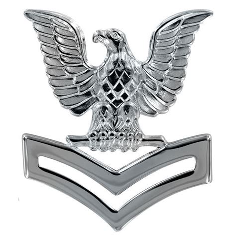 Usn Silver E 5 Petty Officer Second Class Cap Device Vanguard