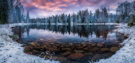 Crispy Winter Morning Aulanko Nature Reserve Hameenlinna Finland Mostbeautiful