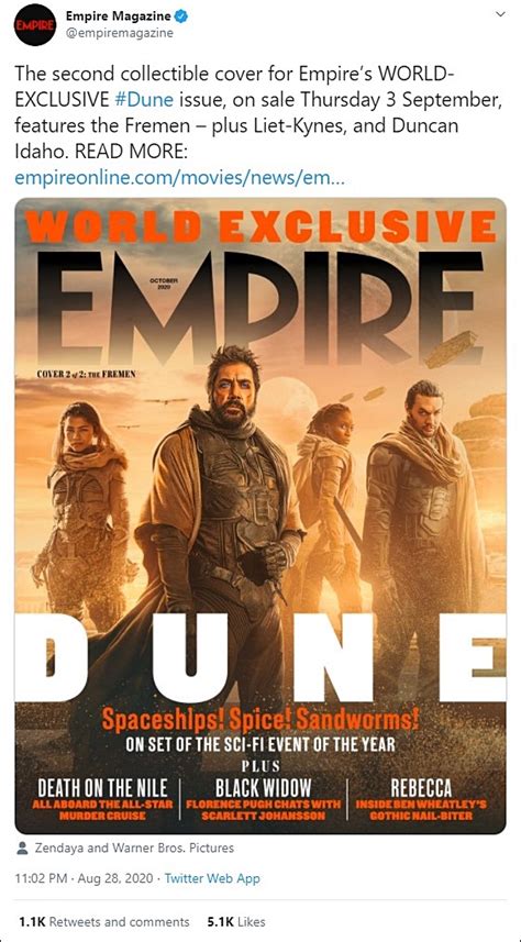 Dune Empire Covers Reveal Main Cast And Monstrous Sandworm Philstar Life