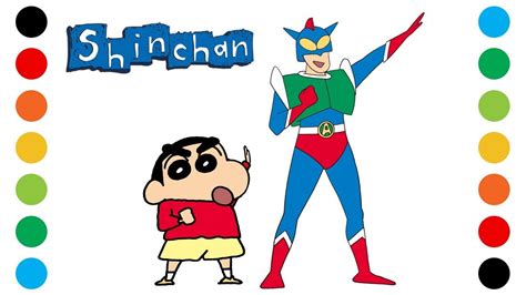 Animals cartoon coloring page learning for kids is an efficient manner for kids to precise themselves through art. Crayon Shin Chan & Action Kamen Coloring Pages for Kids ...