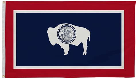 Wyoming State Flag 3 X 5 Wyoming Flag State Of Wyoming Flag