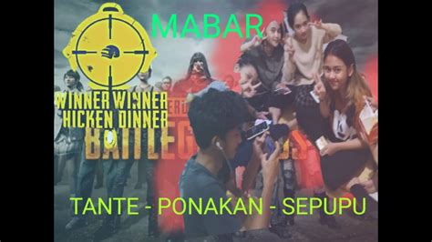 Mabar Pubg Tante Ponakan Dan Sepupu Chicken Dinner Youtube