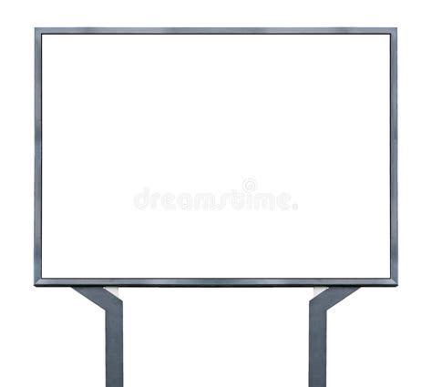 Large Blank Empty White Billboard Screen Stock Photo Image Of Board