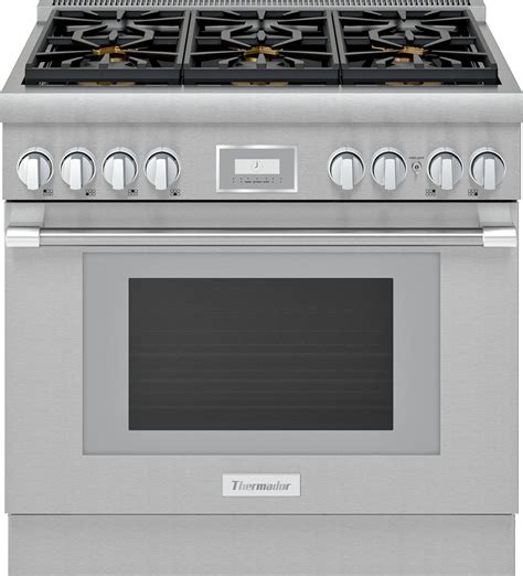 Thermador Prg366wh 36 Inch Freestanding Gas Smart Range With 6 Sealed