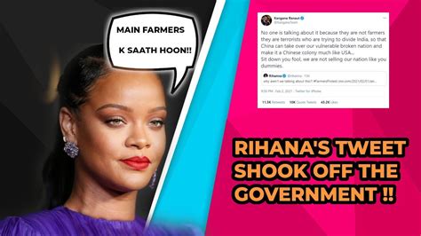 Rihanna Tweet On Farmers Protest Rihanna S Tweet Takes Farmers Protest Global Viral Video