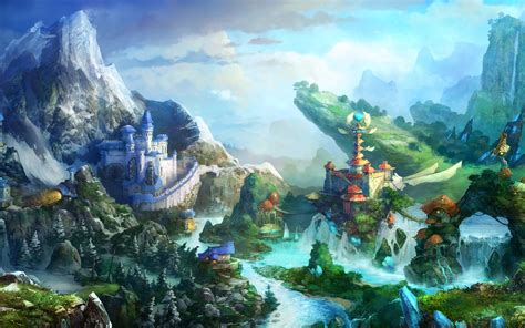 Download Gorgeous Fantasy World By Hd Wallpaper Daily By Caseypark