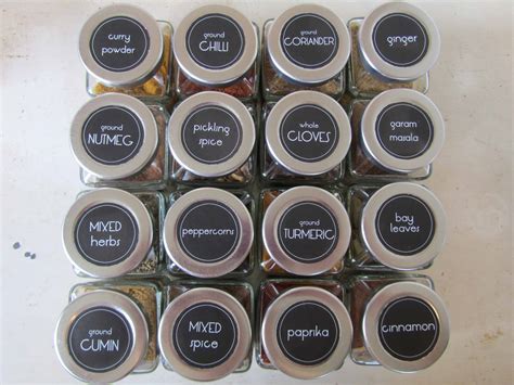 Spice Jar Labels With Free Printables The Kiwi Country Girl