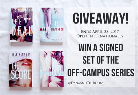 Giveaway Win A Signed Set Of The Off Campus Series By Elle Kennedy