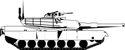 M1 Abrams Main Battle Tank 01 Clipart Panda Free Clipart Images