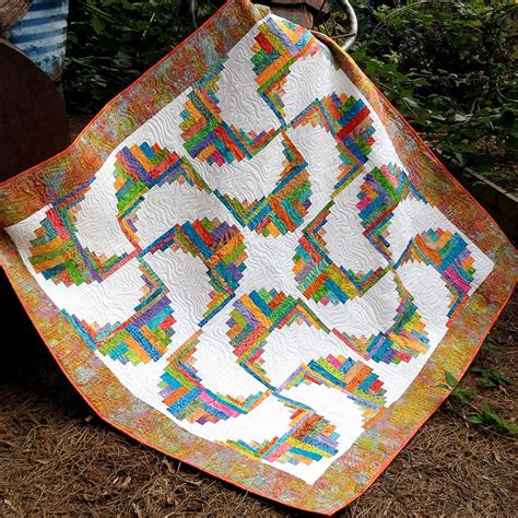 Curved Log Cabin Quilt Pattern Free Patterns