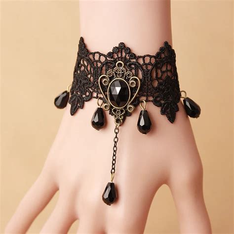 Buy Lace Black Bracelet Hot Selling Fashion Braided Bracelets Handmaid Cheap