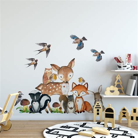 Animal Wall Stickers For Kids Rooms 5000445 Animal Wall Stickers
