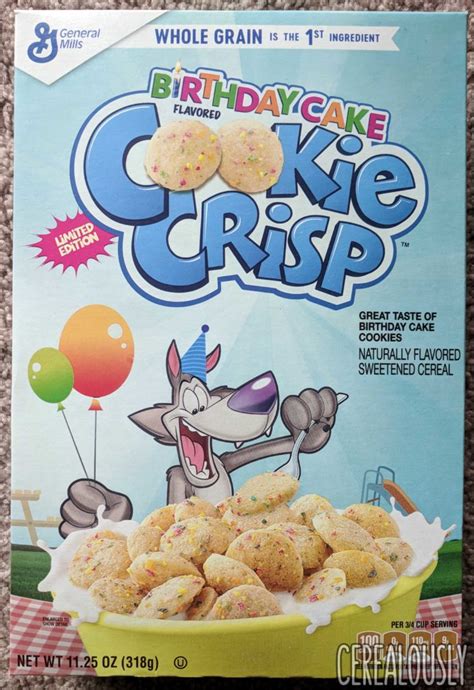 Review Birthday Cake Cookie Crisp Cereal