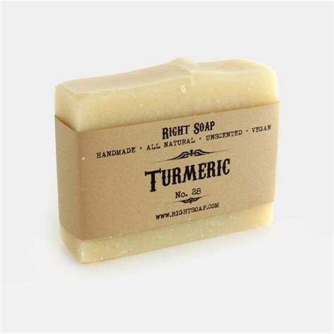 Turmeric Soap All Natural Soap Vegan Soap Unscented Soap Etsy