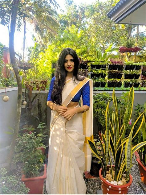 Set Saree Kerala Kerala Kasavu Saree Kerala Dress Tamil Saree Indian Photoshoot Saree