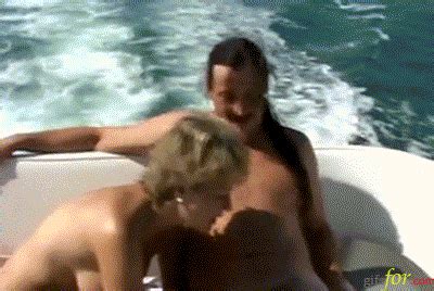 Amateur Blowjob On The Speedboat Porn Gif