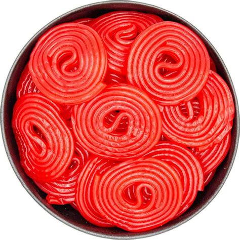 Red Strawberry Licorice Spirals Candycraveca