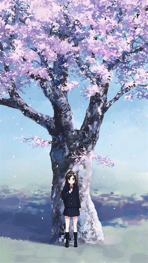 30 Anime Cherry Blossom Wallpaper Iphone Sachi Wallpaper