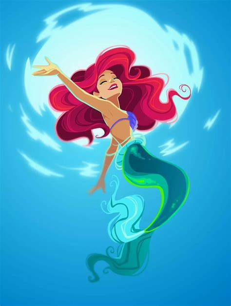 Pin By Alexandra Arroyo On Mermaids Disney Drawings Disney Art Disney