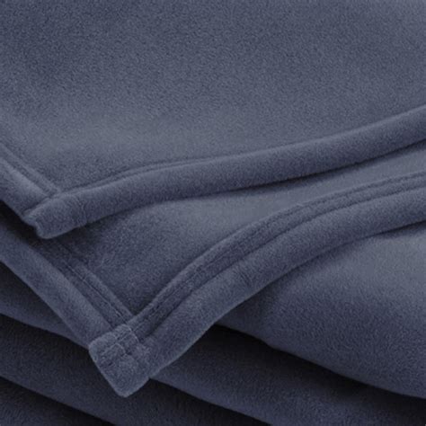 Westpoint Home Vellux Luxury Plush Filled Blanket Marine Blue 90 In X 90 In Blanket In The