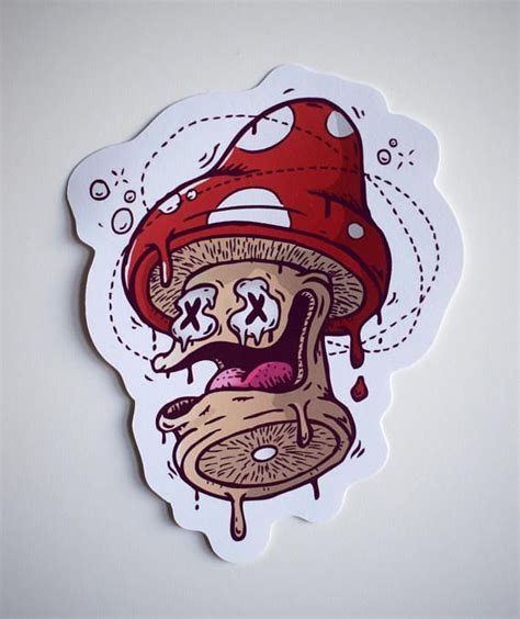 Trippy Mushroom Etsy Hippie Art Mushroom Drawing Trippy Drawings