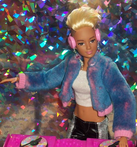 Dj Barbie Tearing It Up At The Club Ooak Style By Aneka Barbie