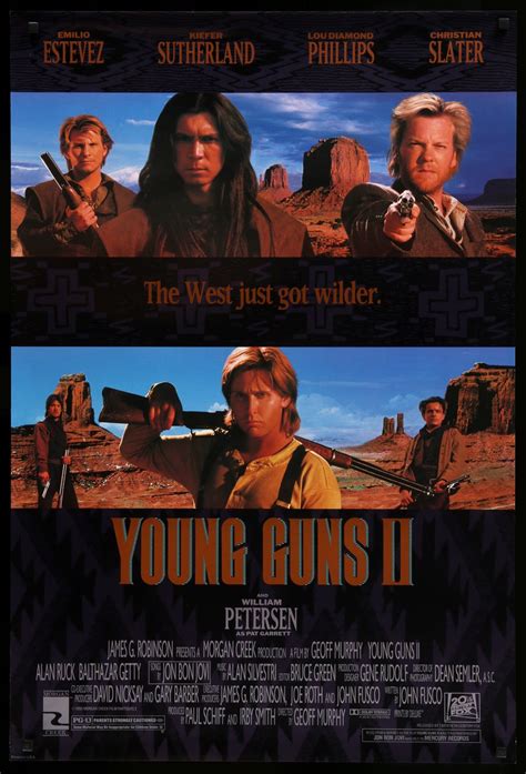 Young Guns Ii 1990 Original One Sheet Movie Poster Original Film
