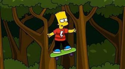 Bart Simpson Skateboarding Online Hra Zdarma Superhrycz