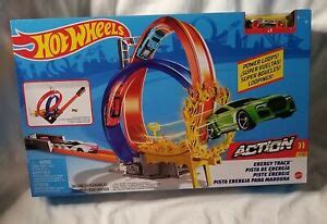 Hot Wheels Action Energy Track Power Loops Playset With Car New In
