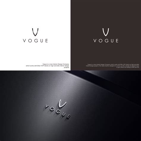 Elegant Modern Interior Logo Design For Vogue By Artgo Design 17897120