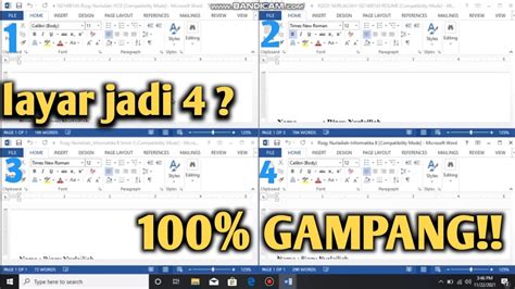 Simple Cara Membagi Layar Laptop Jadi Atau Youtube