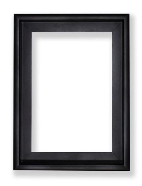 Black Modern Slim Floating Wood Frame For Canvas Different Size Frames