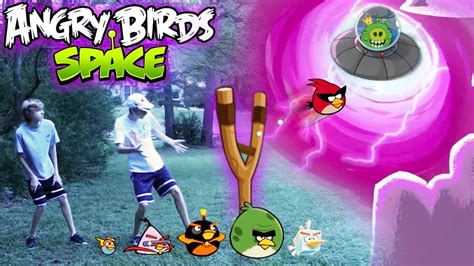 Real Life Angry Birds Space Youtube